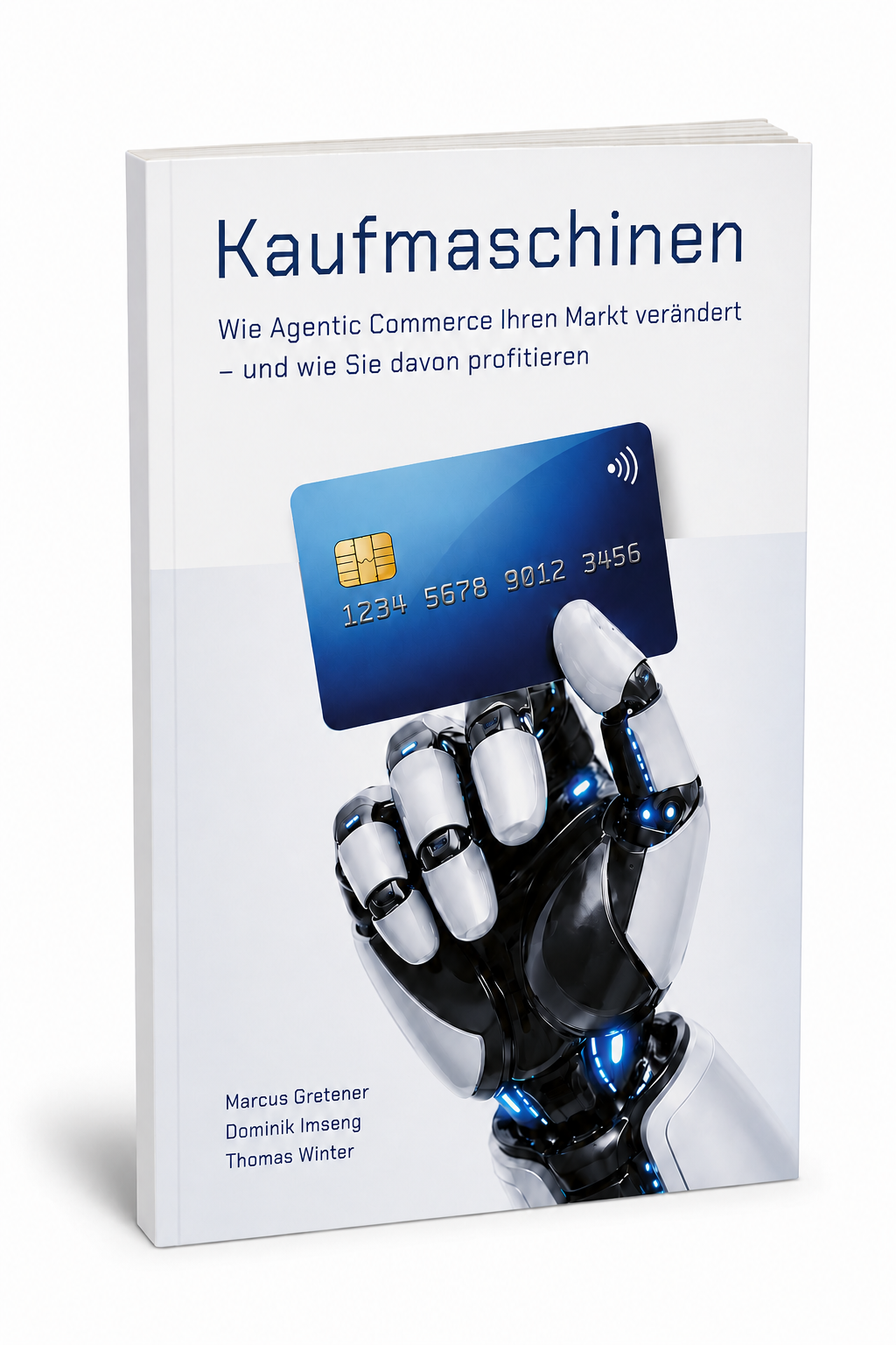Kaufmaschinen als dreidimensionales Softcover-Buch